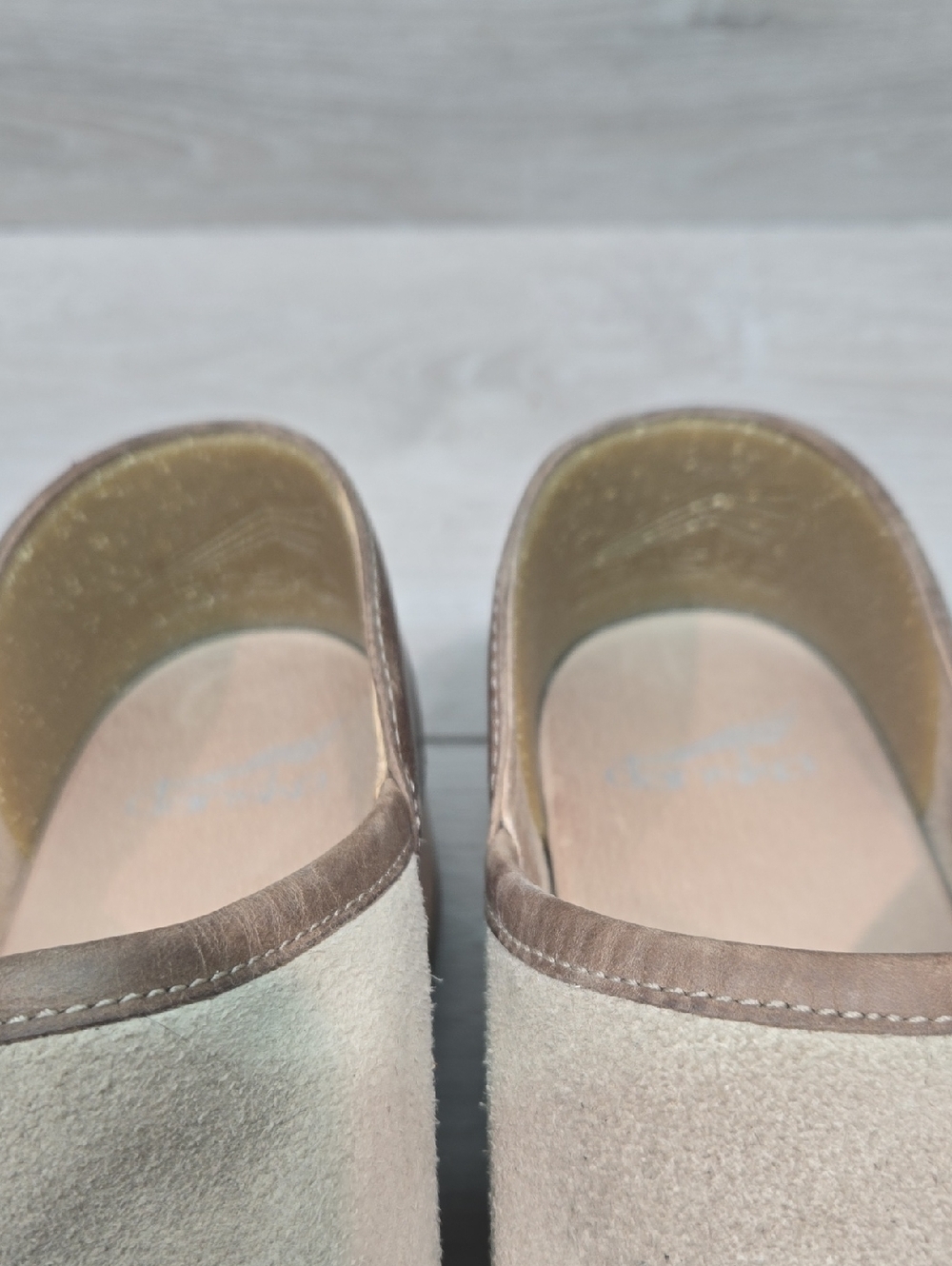 Dansko Women’s Mule Brenna Suede Slip-On Clog in Taupe Shoes Sz 36/5.5-6 - Picture 5 of 10